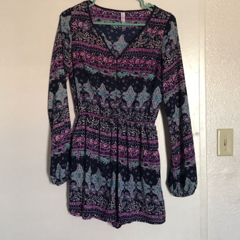 Long sleeve romper